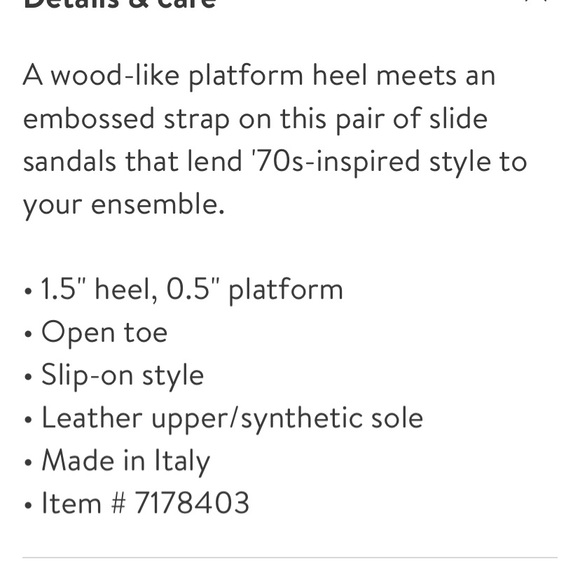 NEW Vince Camuto Leather Platform Slides - Picture 9 of 9